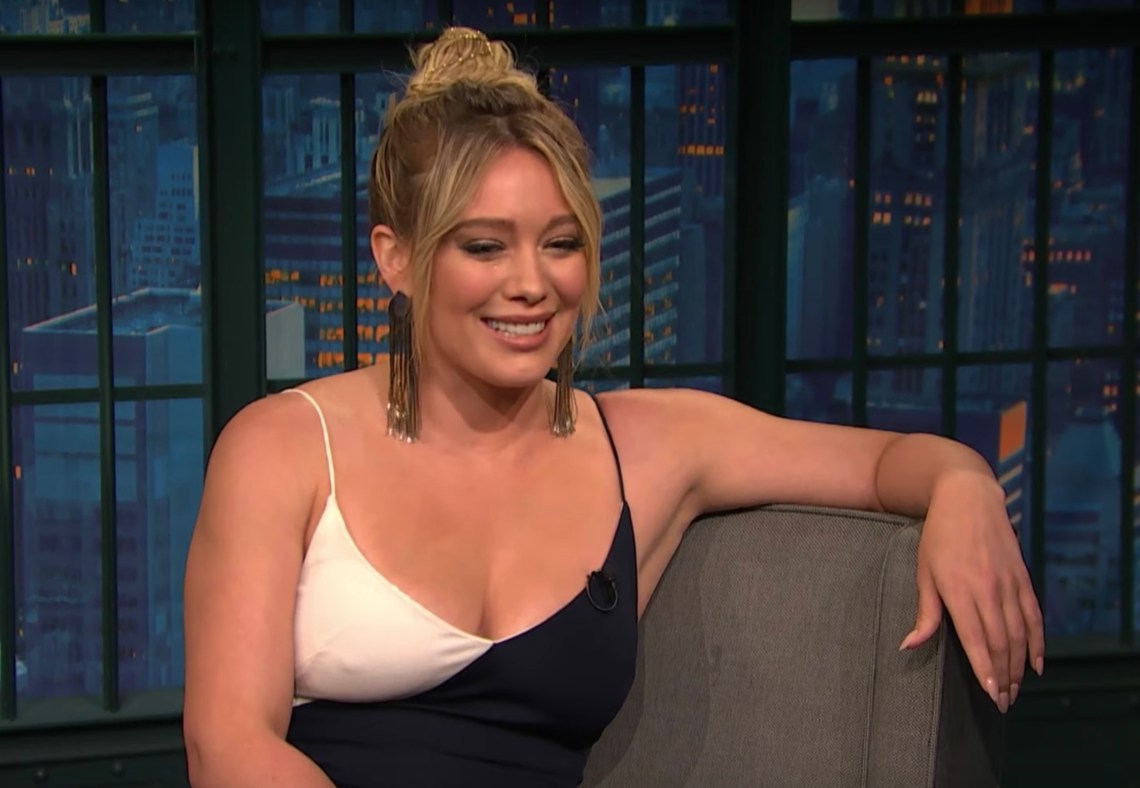 Hilary Duff on Late Night With Seth Meyers
