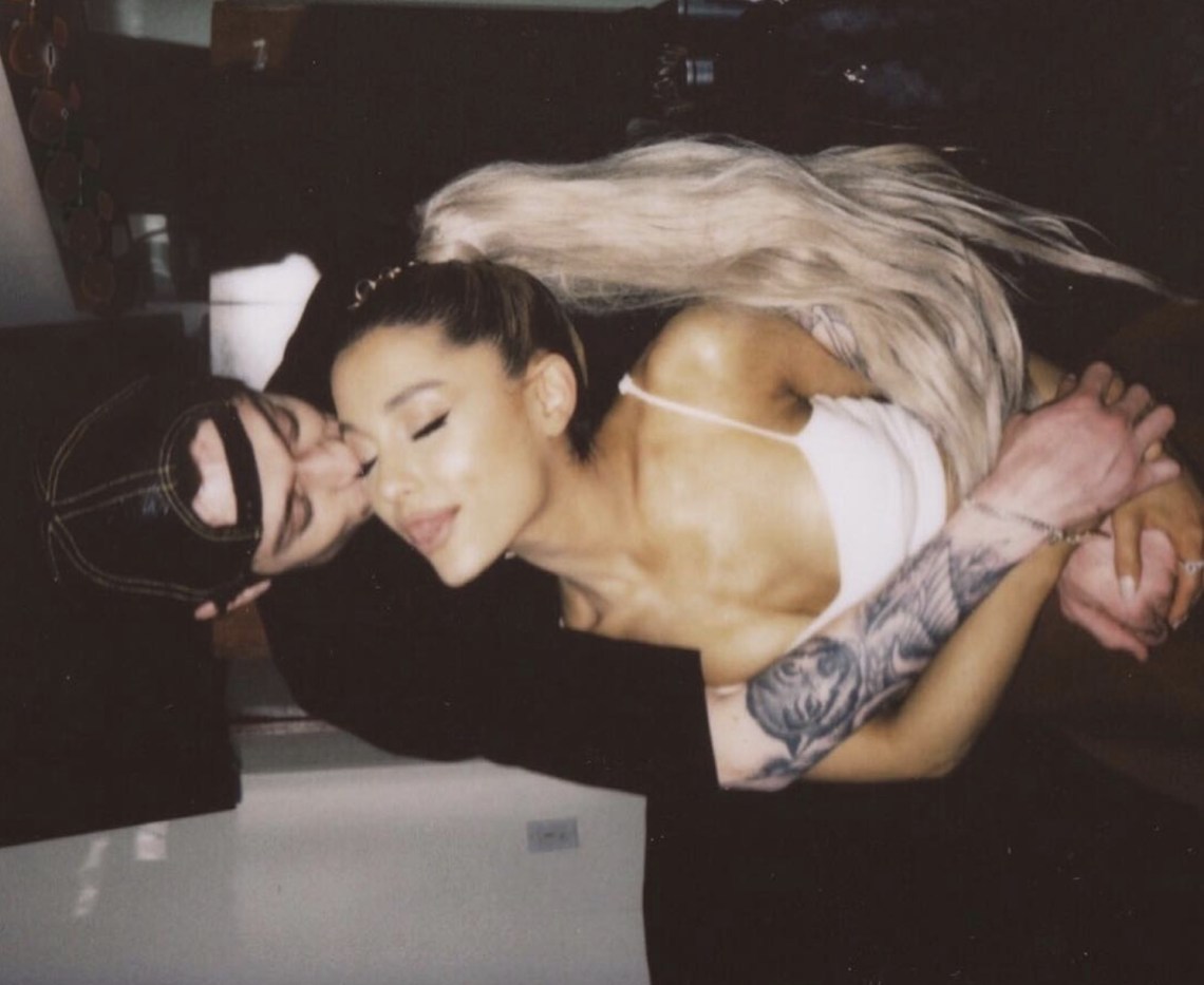 Ariana Grande and Pete Davideson on Instagram