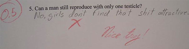 funny exam answers papers