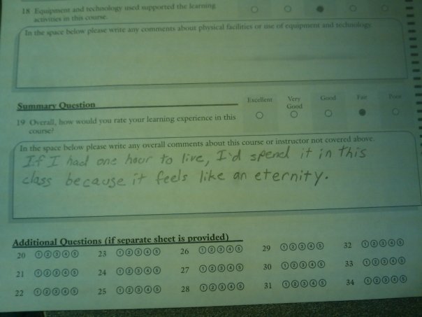 funny exam answers papers