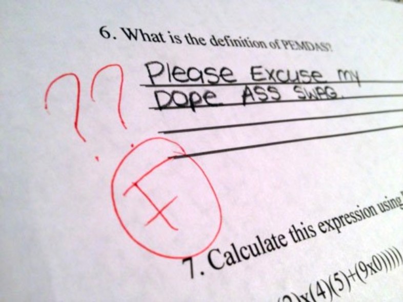 funny exam answers papers