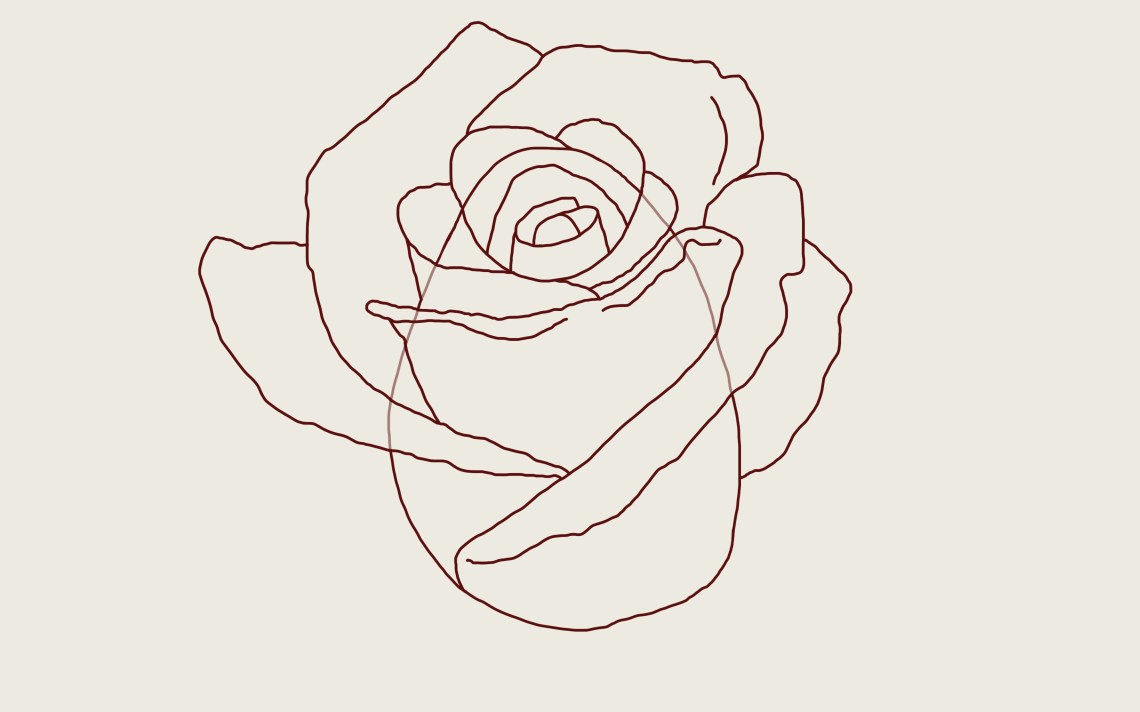 How To Draw A Rose