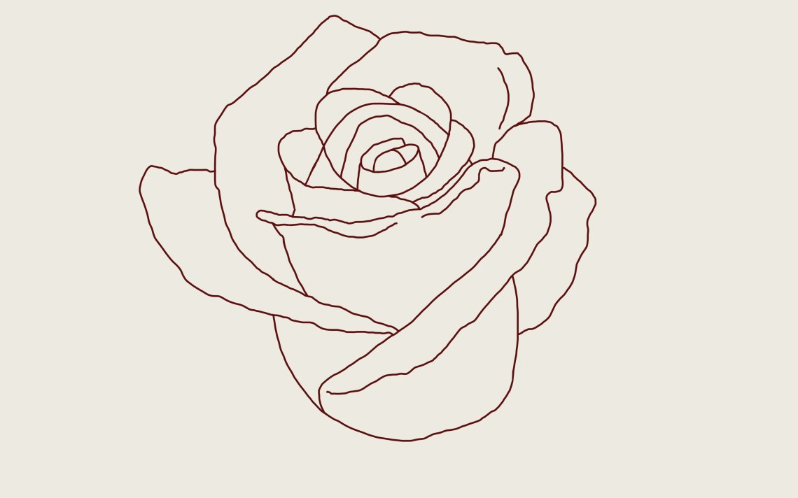 How to Draw a Rose