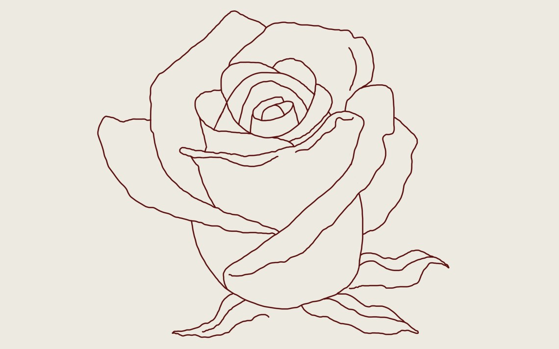 How To Draw A Rose