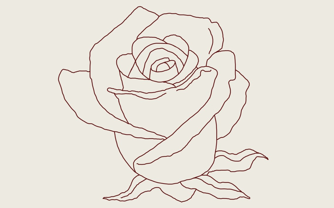 How To Draw A Rose