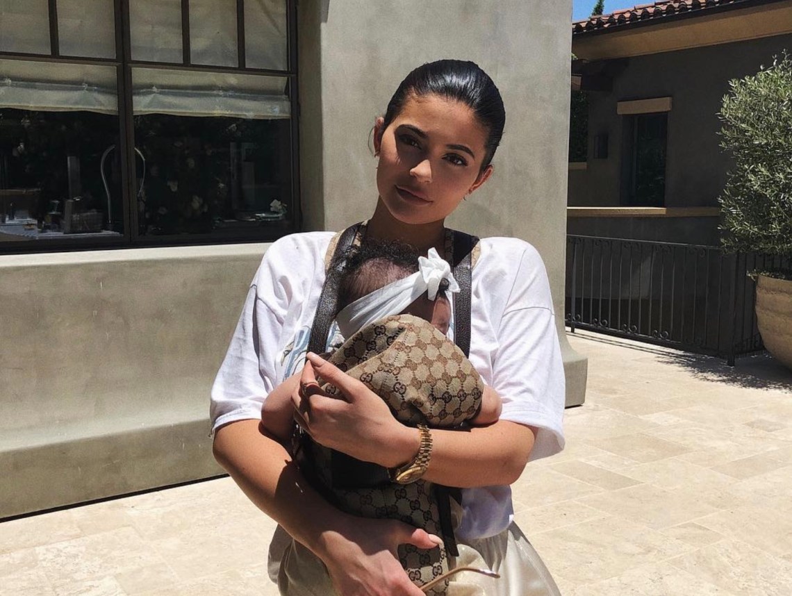 Kylie Jenner Posts Photo Of Stormi Webster With Louis Vuitton Bag