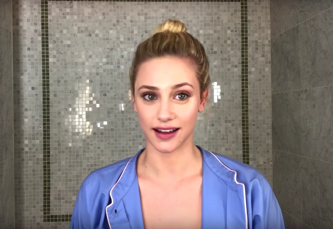 Lili Reinhart on Vogue's makeup tutorial