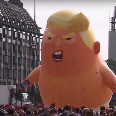 Check Out These Insane Pictures From The UK’s Anti-Trump Protest