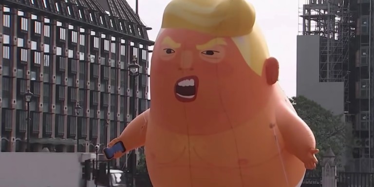Check Out These Insane Pictures From The UK’s Anti-Trump Protest