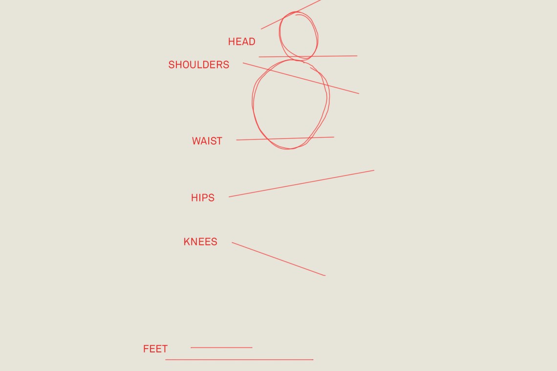 How to draw people step by step