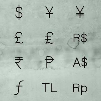 The Most Popular Money Symbols Around The World