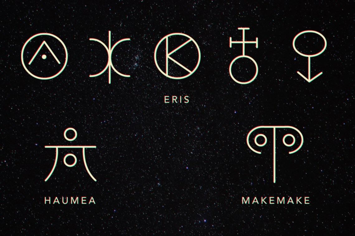 Dwarf Planet Symbols