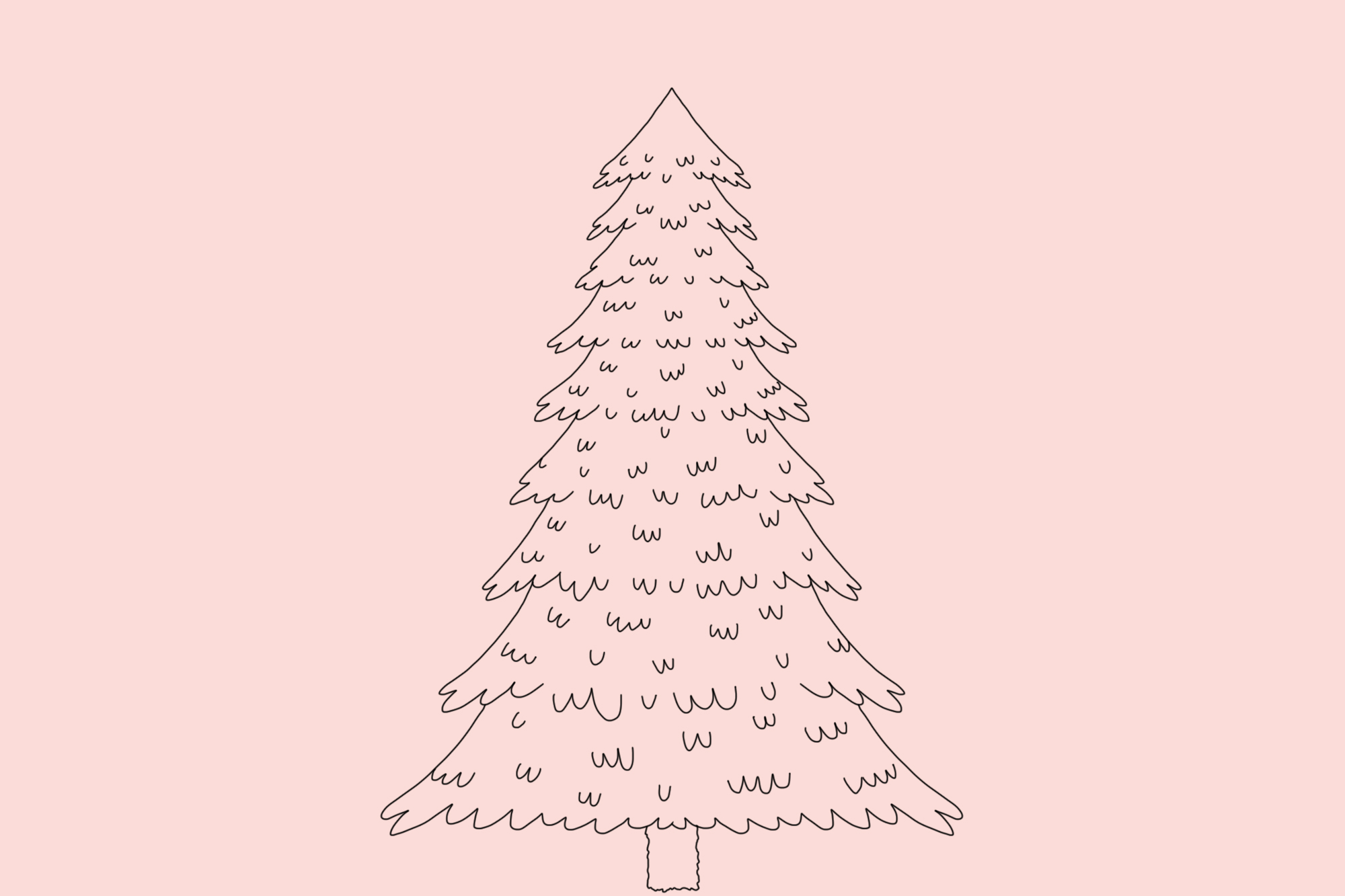 How To Draw A Christmas Tree: A Step By Step Guide | Thought Catalog