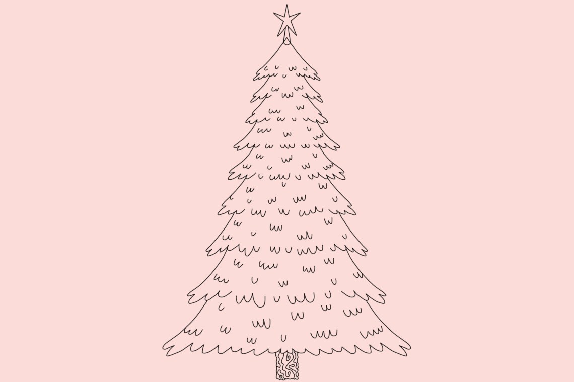 How To Draw A Christmas Tree: A Step By Step Guide | Thought Catalog