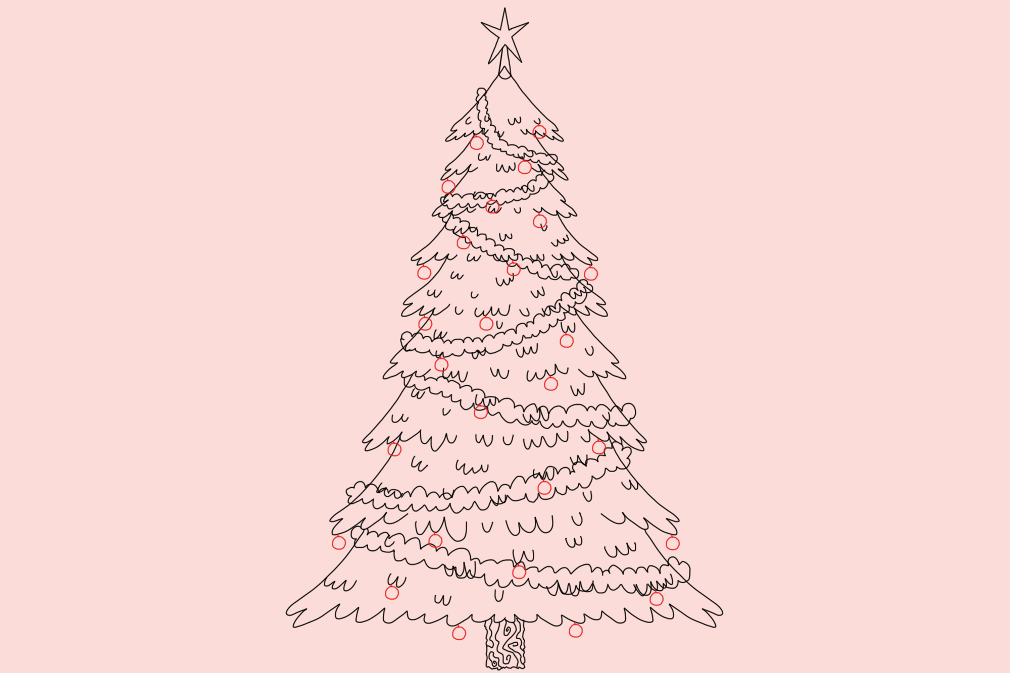 How To Draw A Christmas Tree: A Step By Step Guide | Thought Catalog