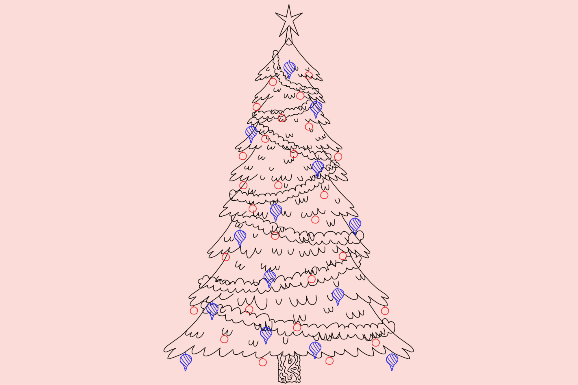 How To Draw A Christmas Tree: A Step By Step Guide | Thought Catalog