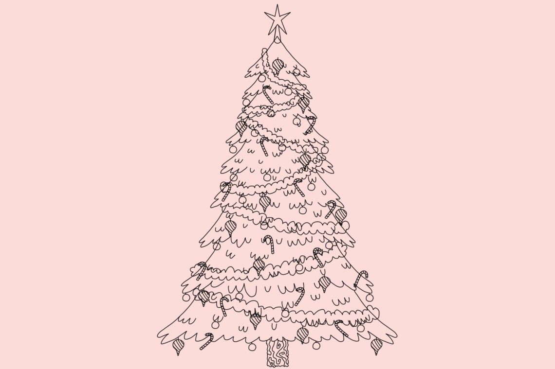 How To Draw A Christmas Tree: A Step By Step Tutorial | Thought Catalog