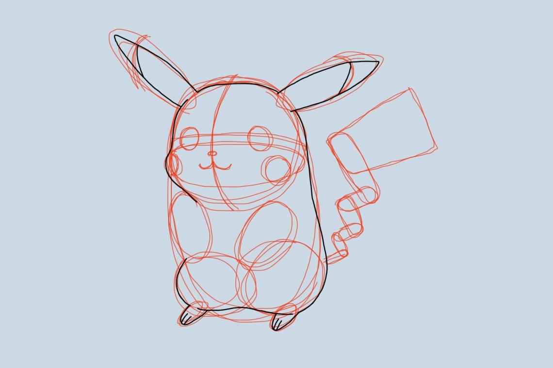 HOW TO DRAW PIKACHU (POKÉMON)