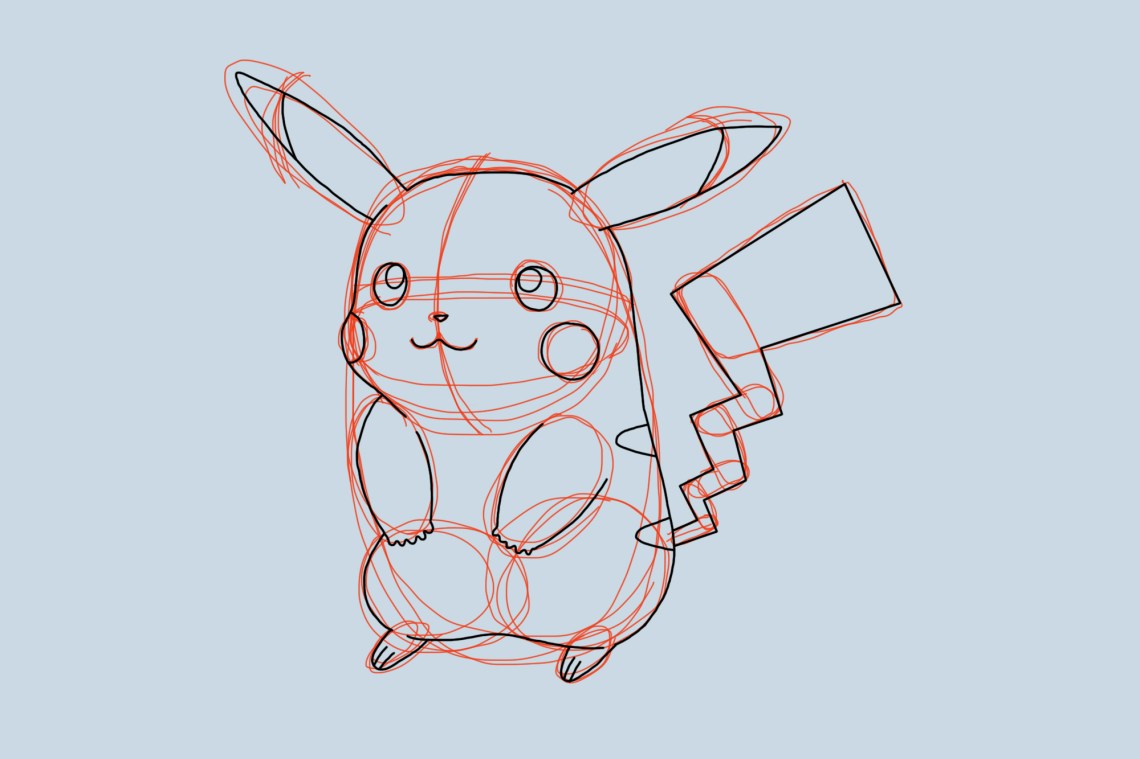 HOW TO DRAW PIKACHU (POKÉMON)