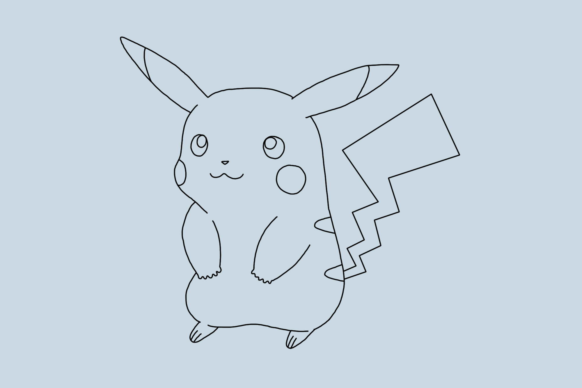 how do you draw pikachu