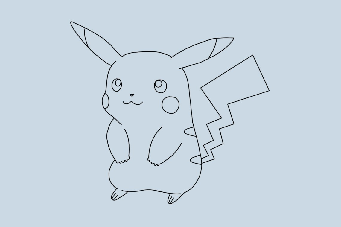 How To Draw Pikachu (with color) 