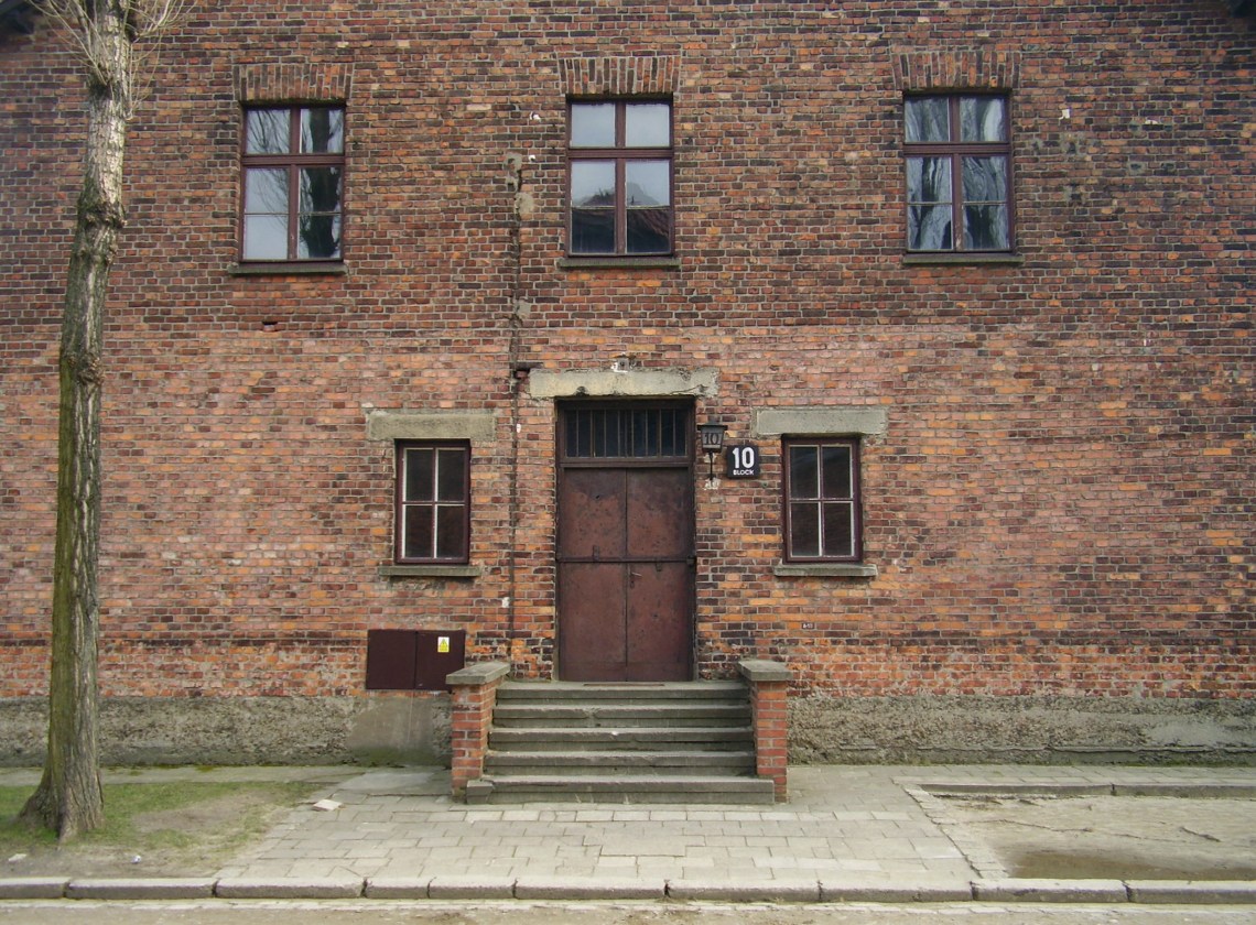 The medical experimentation block in Auschwitz