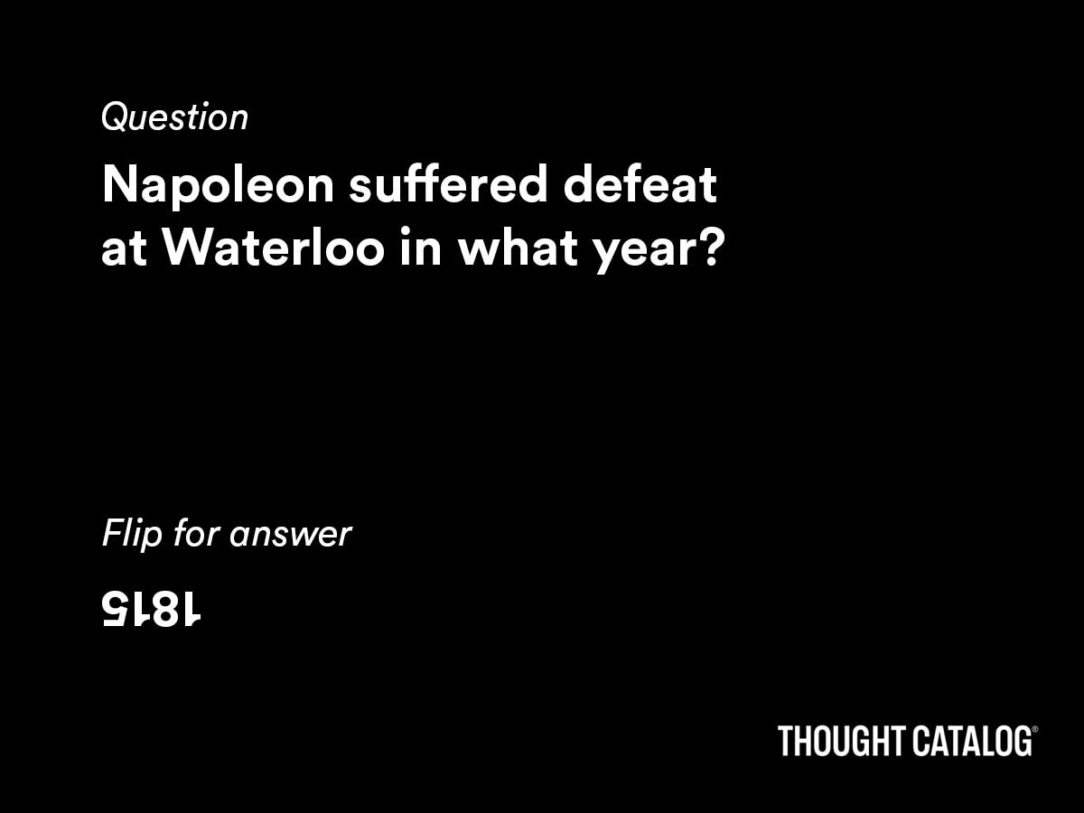 150+ Hard Trivia Questions and Answers | Thought Catalog