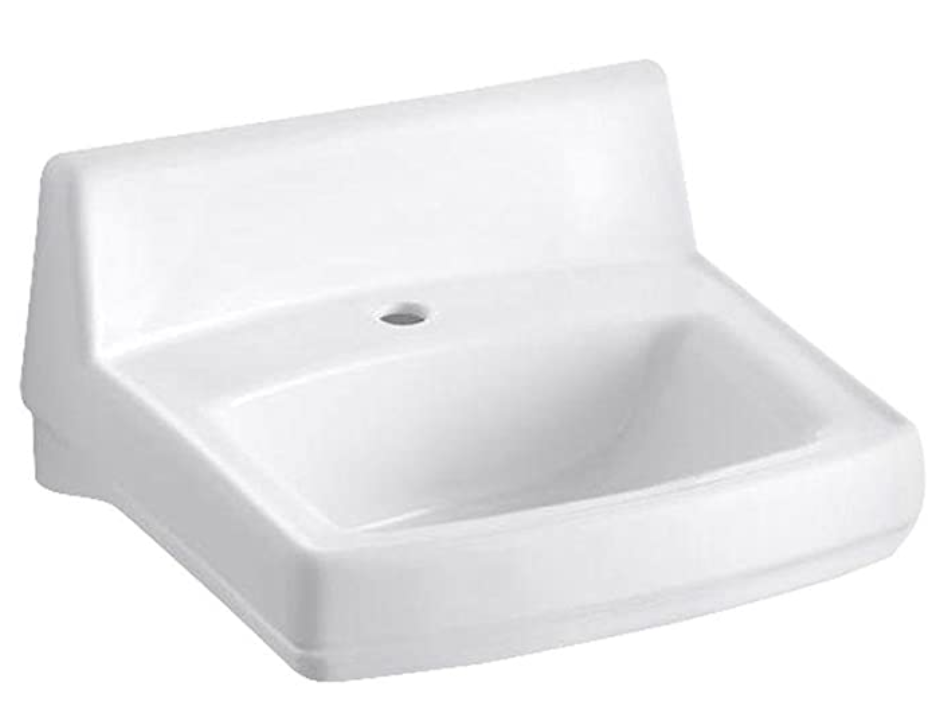 KOHLER K-2031-0 Greenwich Wall-Mount Bathroom Sink, White
