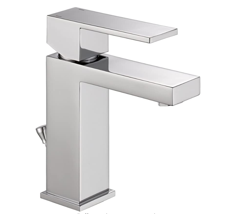 Delta Faucet Modern Single-Handle Bathroom Faucet with Drain Assembly, Chrome 567LF-PP