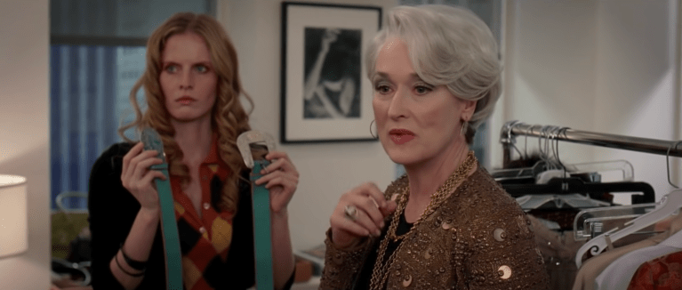 Joceyln and Miranda Priestly 'The Devil Wears Prada'