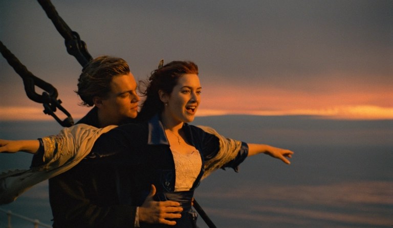 Kate Winslet and Leonardo Dicaprio Titanic