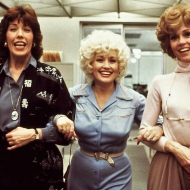 Jane Fonda, Dolly Parton, and Lily Tomlin in 9 to 5 (1980)