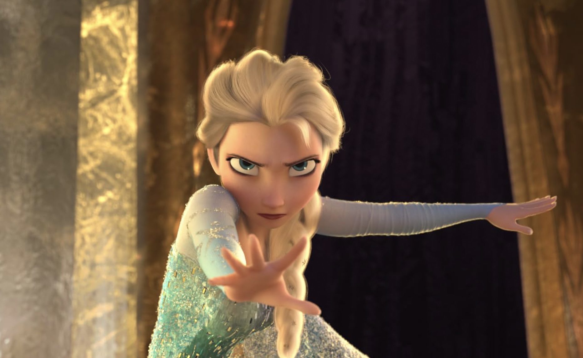 Idina Menzel as Elsa in 'Frozen'