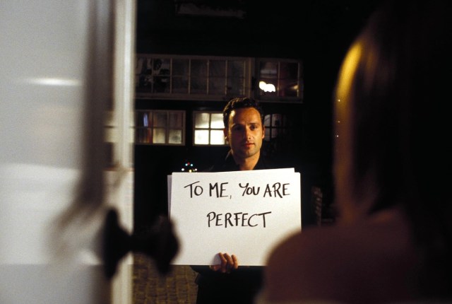 Keira Knightley and Andrew Lincoln in Love Actually (2003)