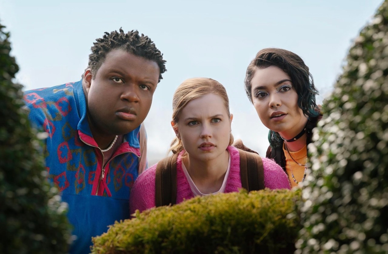 Jaquel Spivey, Angourie Rice, and Auli'i Cravalho in Mean Girls (2024)