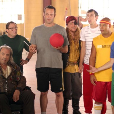 Vince Vaughn, Rip Torn, Justin Long, Joel David Moore, Stephen Root, Alan Tudyk, and Chris Williams in Dodgeball: A True Underdog Story (2004)