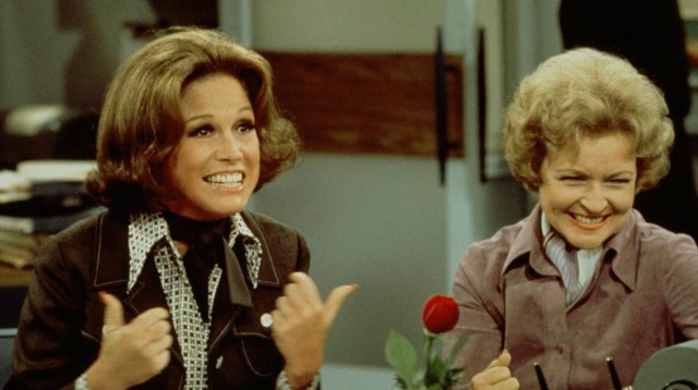 Mary Tyler Moore and Betty White in The Mary Tyler Moore Show (1970)