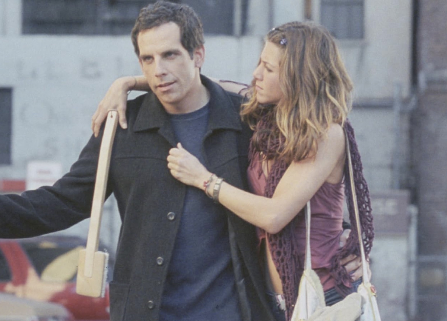 Jennifer Aniston and Ben Stiller in Along Came Polly (2004)