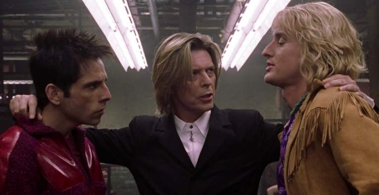 David Bowie, Ben Stiller, and Owen Wilson in Zoolander (2001)