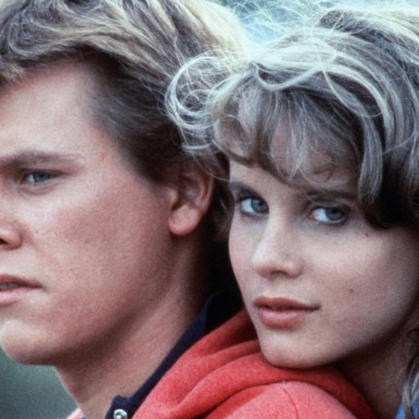 Kevin Bacon and Lori Singer in Footloose (1984)