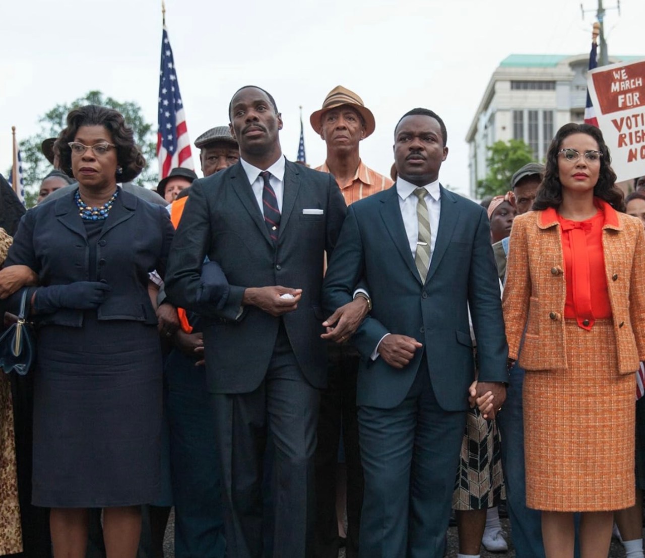 Lorraine Toussaint, Colman Domingo, Carmen Ejogo, David Oyelowo, Wendell Pierce, and Stephan James in Selma (2014)