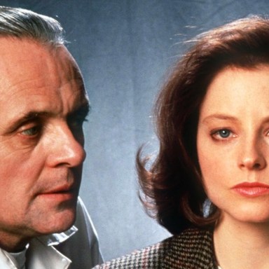Jodie Foster and Anthony Hopkins in The Silence of the Lambs (1991)