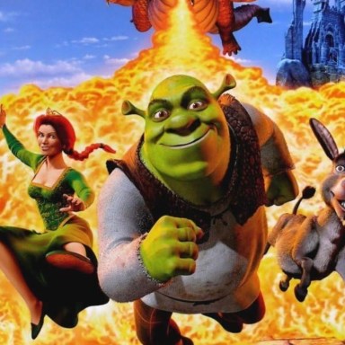 Cameron Diaz, Mike Myers, and Eddie Murphy in Shrek (2001)