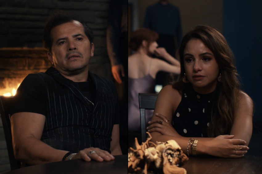 John Leguizamo and Aimee Carrero in The Menu (2022)