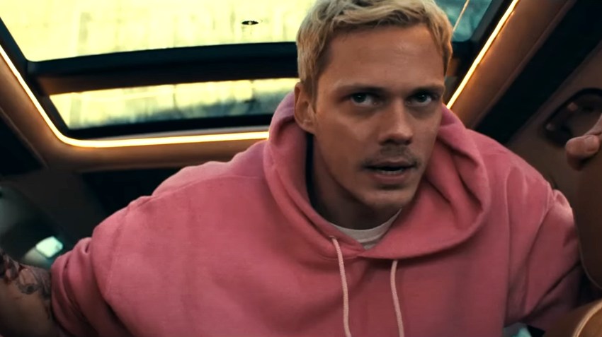 Review: Bill Skarsgård and Anthony Hopkins’ ‘Locked’ Is Loaded With Thrills