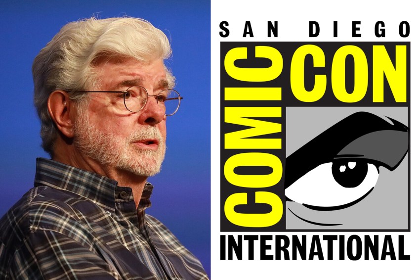 George Lucas Finally Attends Comic-Con