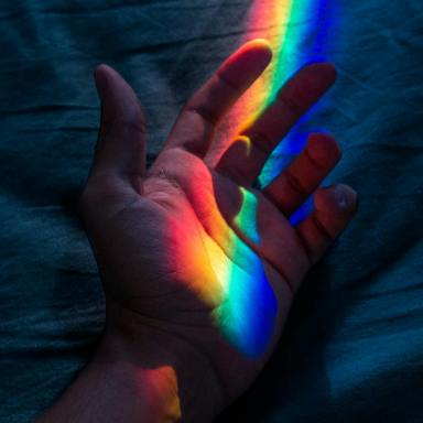 person s hand