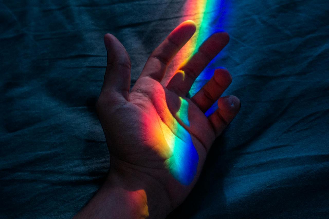 person s hand